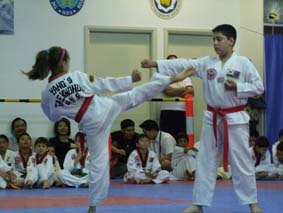 Taekwondo is a great way to get fit